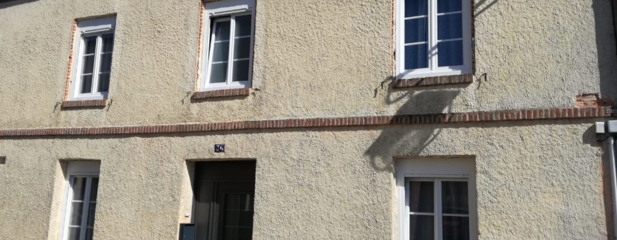 Rénovation BBC maison en briques Orbec Normandie