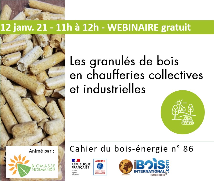 Webinaire sur les granulés de bois