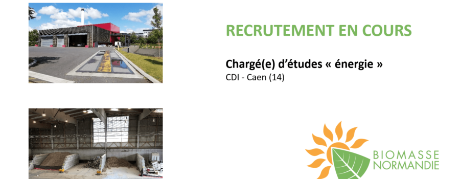 recrutement chargé d'études